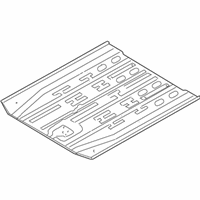 OEM Nissan Quest Floor Front - 74300-2Z330