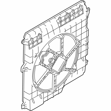 OEM Nissan Motor & Fan Assy-W/Shroud - 21481-9BT0A