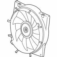 OEM 2002 Saturn LW300 Fan Module - 15867598