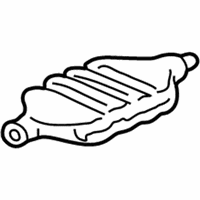 OEM 2000 GMC C3500 Catalytic Converter Assembly (W/ Exhaust Manifold Pipe T - 15733231