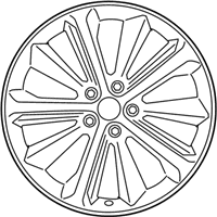 OEM Infiniti Aluminum Wheel - D0C00-5CA3C