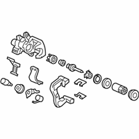 OEM Acura ILX Rear Caliper Sub-Assembly - 43018-T3R-A11