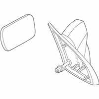 OEM 2002 Pontiac Aztek Mirror Assembly - 10322467