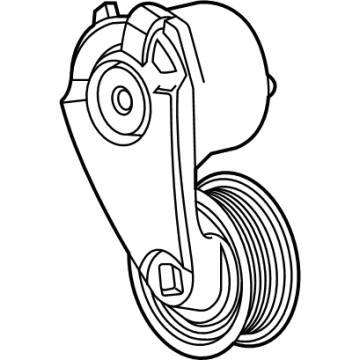 OEM 2022 Chevrolet Silverado 3500 HD Serpentine Tensioner - 12654271