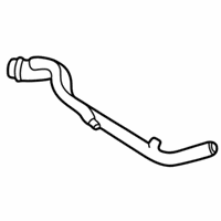 OEM 1995 BMW 750iL Plastic Filler Pipe - 16-11-1-184-667