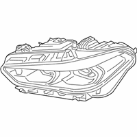 OEM BMW X5 Headlight, Laser Light, Left - 63-11-7-933-343