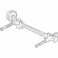 OEM 2005 Chevrolet Uplander Rear Axle Assembly (W/O Brake) - 15857614