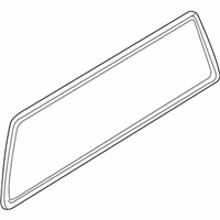 OEM 2000 Nissan Frontier WELT Rear Window - 76923-3S500