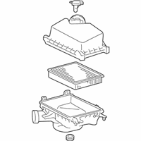 OEM Lexus ES300h Cleaner Assy, Air W/Element - 17700-36240