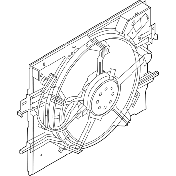 OEM 2022 Nissan Sentra Motor & Fan Assy-W/Shroud - 21481-6LB0B