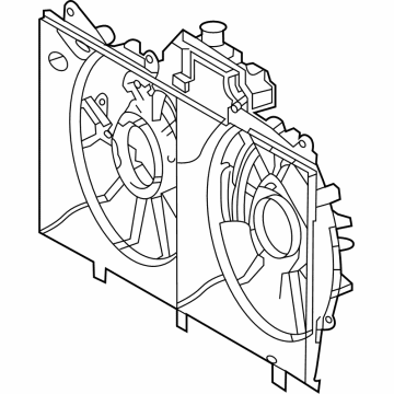 OEM Toyota Mirai Fan Shroud - 16711-77071