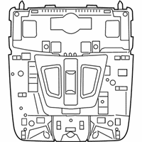 OEM 2014 BMW X5 Roof Function Centre - 61-31-9-391-955