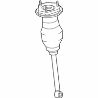 OEM 2003 Lexus LS430 Cylinder Assy, Pneumatic, Rear RH W/Shock Absorber - 48080-50110