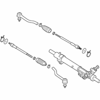 OEM Nissan Gear & Linkage Assy-Power Steering - 49001-3TA1A