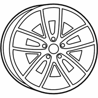 OEM 2019 Dodge Challenger Aluminum Wheel - 5LD37RNWAA