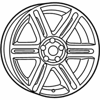OEM 2012 Chrysler 300 Aluminum Wheel - 1LS61CDMAB