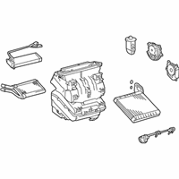 OEM 2014 Toyota Prius Evaporator Assembly - 87050-47150