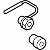 OEM 2004 Lincoln Aviator Lock Set - F5TZ-1A043-A