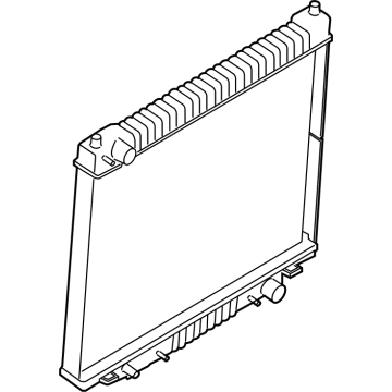 OEM 2010 Ford E-350 Super Duty Radiator Assembly - 9C2Z-8005-F