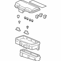 OEM 2002 Acura CL Box Assembly, Relay - 38250-S3M-A02