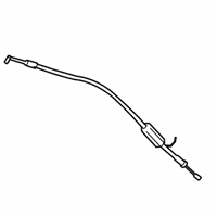 OEM 2008 Acura MDX Cable Assembly, Rear Inside Handle - 72631-STX-A00