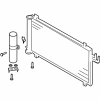 OEM 2009 Nissan 350Z Condenser & Liquid Tank Assy - 92100-CD00A
