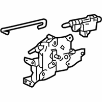 OEM 1997 Oldsmobile Silhouette Rear Side Door Lock Assembly Front - 25780731