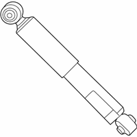 OEM Lexus NX300 ABSORBER, Shock, Rear - 48531-78020