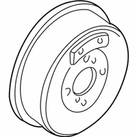 OEM 1999 Nissan Altima Drum-Brake, R - 43206-1E410