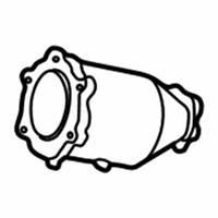 OEM 2001 Nissan Pathfinder Three Way Catalytic Converter - B08A1-4W10A