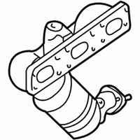 OEM BMW Exchange. Exhaust Manifold With Catalyst - 11-62-7-503-675