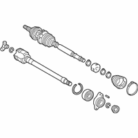 OEM 2019 Toyota Camry Axle Assembly - 43410-06A01