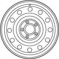 OEM Kia Forte Koup Wheel Assembly-Temporary - 529102H900