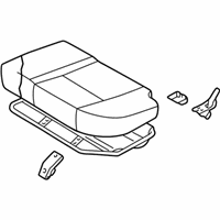 OEM Infiniti QX4 Cushion Assy-Rear Seat, LH - 88350-4W061