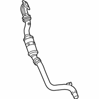 OEM 2019 Dodge Charger Front Catalytic Converter And Pipe - 68038393AJ