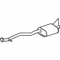 OEM 2018 Lexus GS450h Exhaust Tail Pipe Assembly, Left - 17440-31110