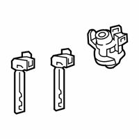 OEM 2020 Toyota Camry Cylinder & Keys - 69055-06160