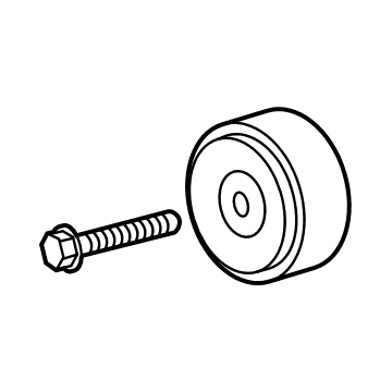 OEM 2022 Chevrolet Silverado 3500 HD Idler Pulley - 12626075