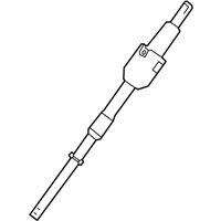 OEM Infiniti G25 Shaft Assy-Steering Column, Lower - 48822-JL51A