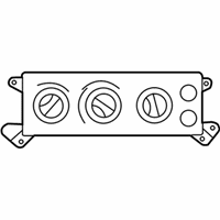 OEM Ram 3500 Control-A/C And Heater - 68090629AB