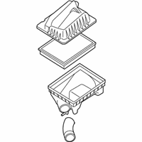 OEM Saturn Astra Air Cleaner Assembly - 13273413