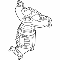 OEM 2013 Kia Sorento Exhaust Manifold Catalytic Assembly - 285102G375