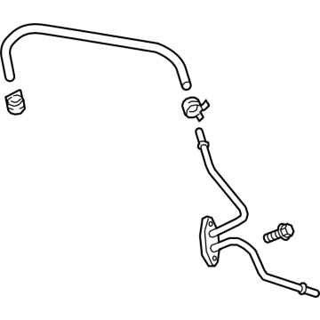 OEM 2021 Cadillac CT4 Coolant Line - 12703146