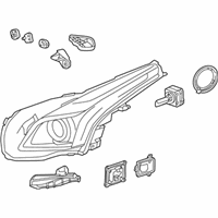 OEM Cadillac CTS Composite Headlamp - 23458641