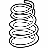 OEM 1999 Toyota Camry Coil Spring - 48231-AA030