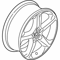 OEM 2020 Ford Police Responder Hybrid Wheel, Alloy - FS7Z-1007-A