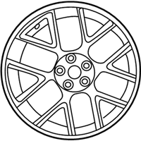 OEM 2021 Dodge Charger Aluminum Wheel - 6MN94RNWAA