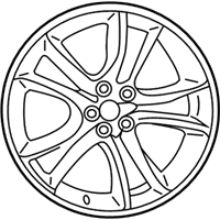 OEM 2018 Dodge Challenger Aluminum Wheel - 5PN34LAUAA