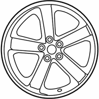 OEM 2020 Dodge Charger Aluminum Wheel - 5ZW66SHNAC