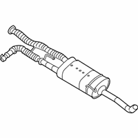 OEM 2021 Nissan Titan XD Exhaust, Main Muffler Assembly - 20100-EZ31A